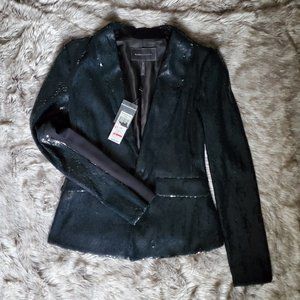 BCBG MaxAzria Bowie Sequin Blazer Jacket, XS
